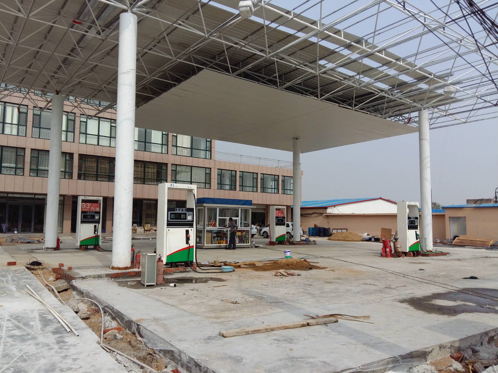 油站施工展示