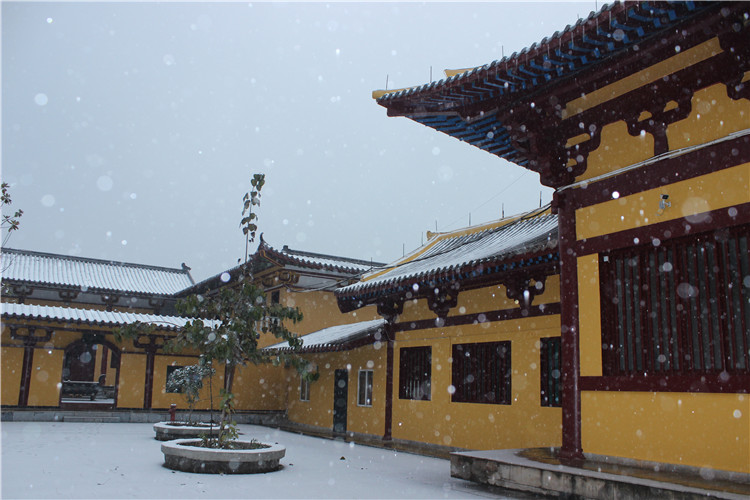 古灵泉寺雪景