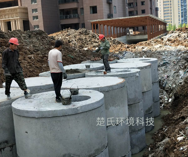 合肥安粮城市广场化粪池工程