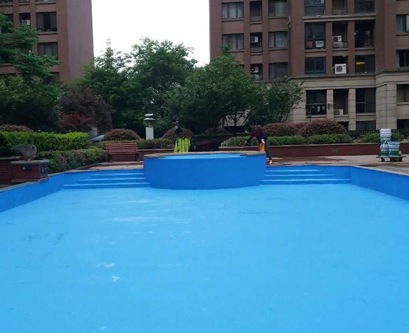 合肥万科城景观水池防水
