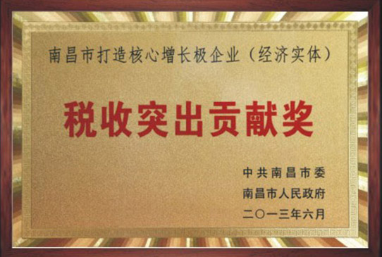 税收突出贡献奖