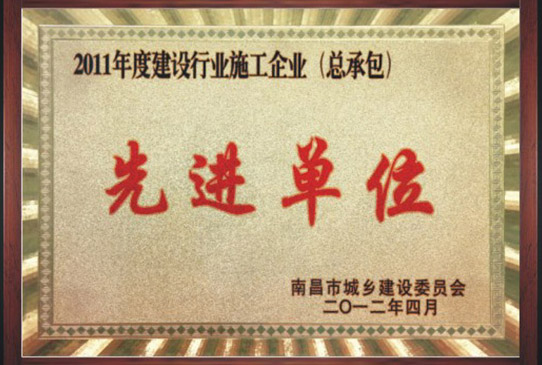 施工（总承包）先进单位