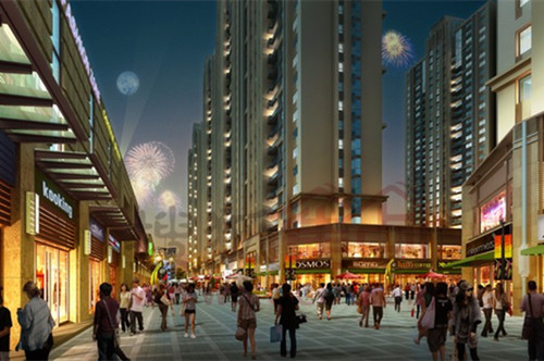 景观照明控制系统-郑州中原万达广场步行街