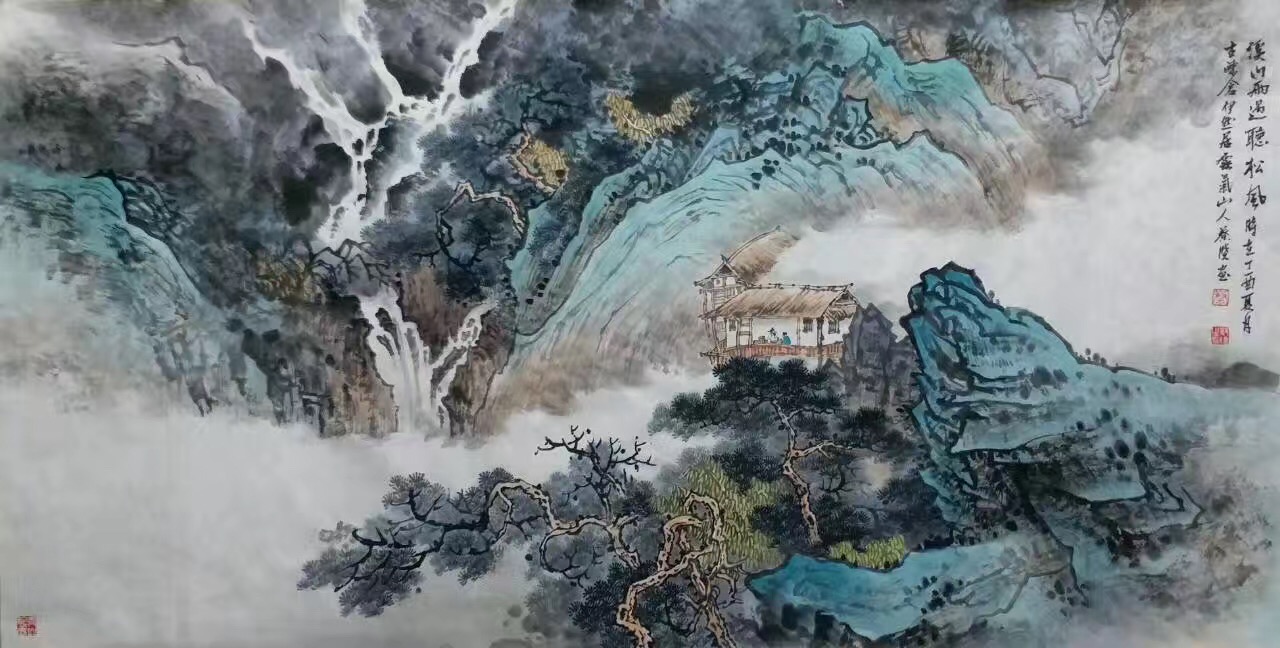 彩墨山水画---蔡晓(职业画家)