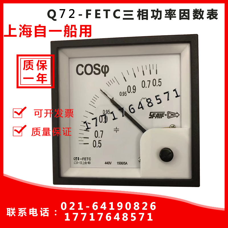 Q72-FETC三相功率因数表