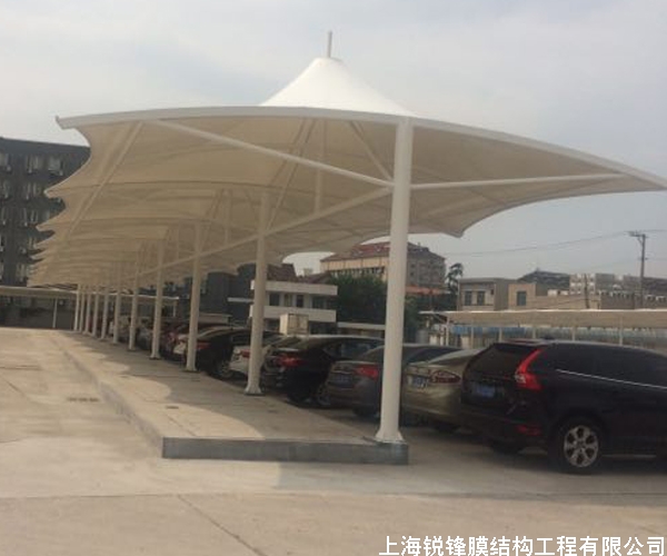 膜结构充电桩停车棚案例展示