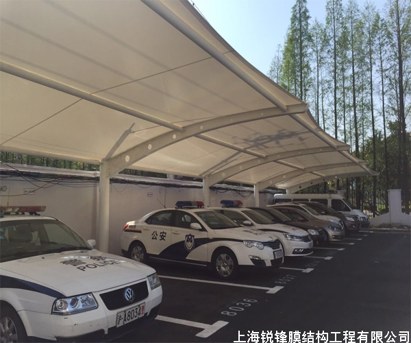 膜结构停车棚案例展示