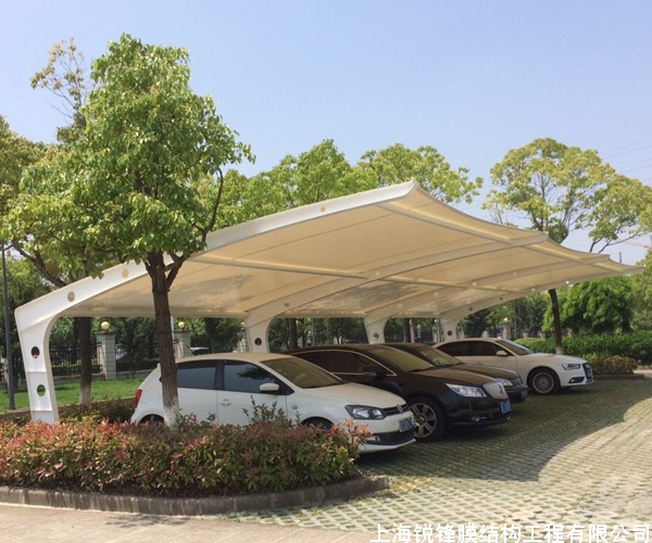 膜结构停车棚案例展示