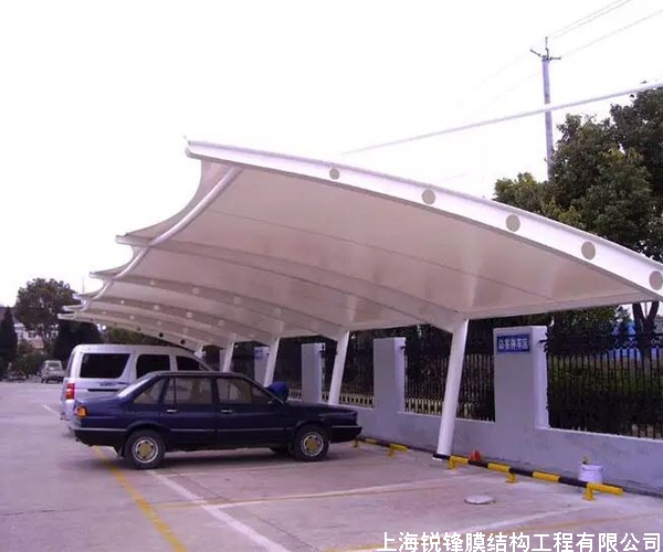 膜结构停车棚案例展示