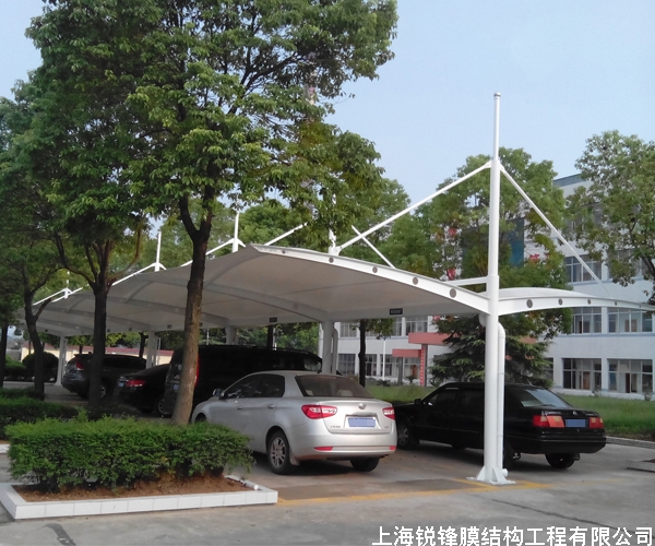 膜结构停车棚案例展示