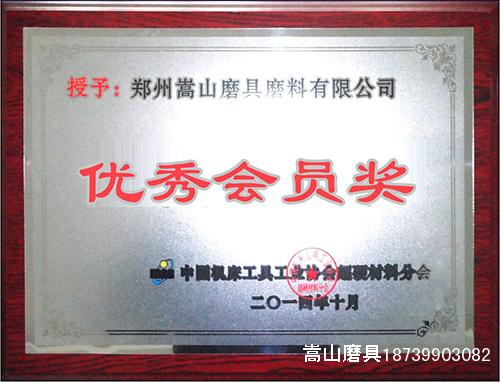 2014年荣获超硬材料协会 “优秀会员奖”