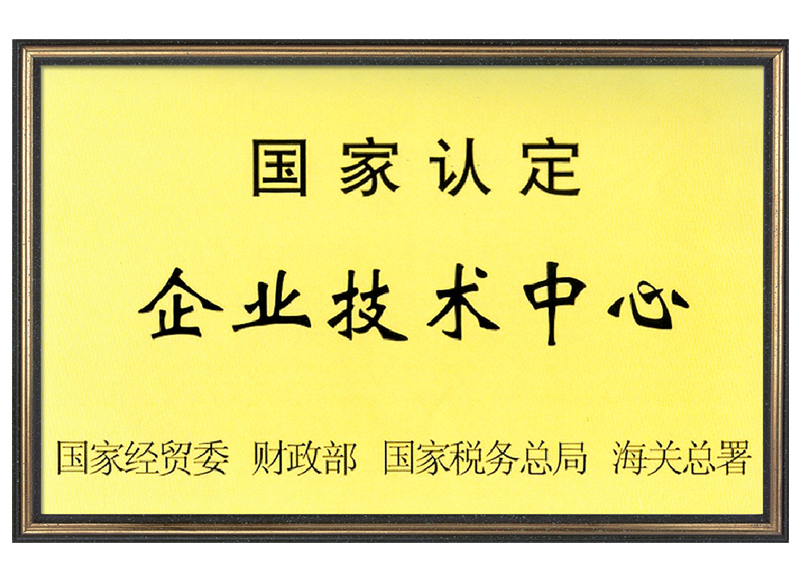 国家认定企业技术中心 