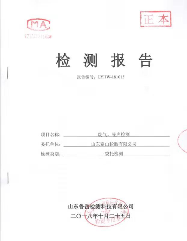 废气、噪声检测报告