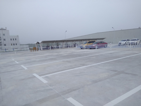 博西華北門停車位（二次）標(biāo)線