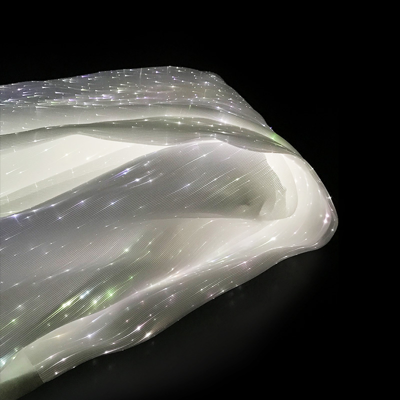 塑料光纤-发光纺织布