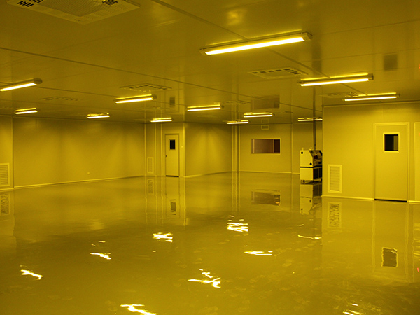 某电子厂万级黄光室工程