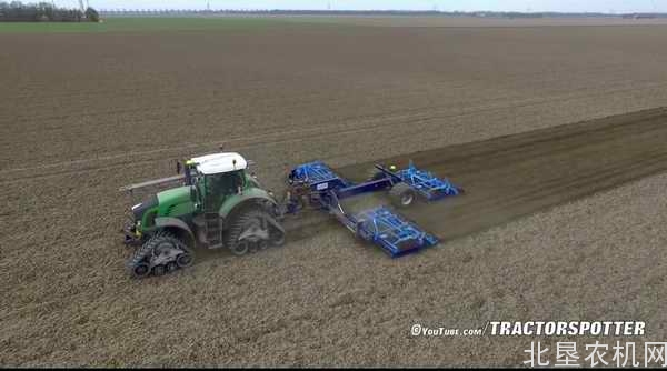 霸气的大马力芬特936拖拉机整地作业