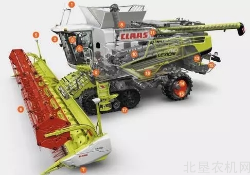 克拉斯LEXION 770收割机作业