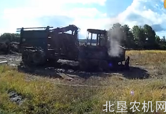 作业有风险，劳动需谨慎，看那些烧毁的拖拉机