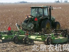 舒尔特FX530切割大麻秸秆