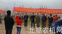 山西代县举办果园机械化管护装备现场演示会