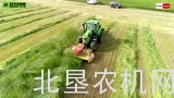 道依茨达尔6215拖拉机配博田割草机作业