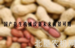 国产花生机械设备未来前景可期