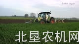 克拉斯Arion650配3铧犁作业