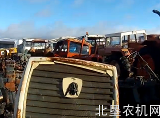 欧洲最大的农业机械坟场,开车也要走几十分钟