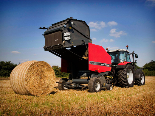 麦赛福格森2800带式圆捆打包机原理动画