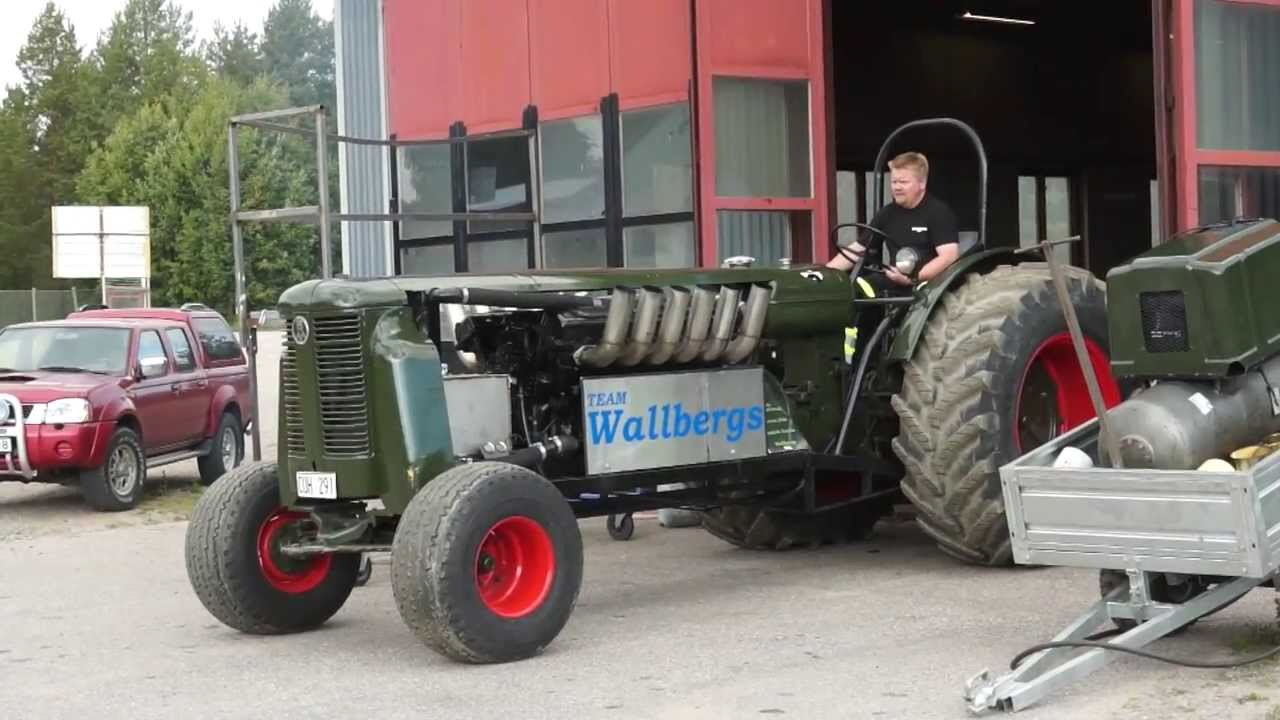 沃尔沃BM470拖拉机改装V12发动机