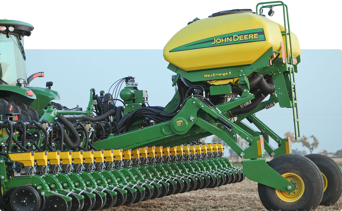 迪尔播种机种盘调节介绍