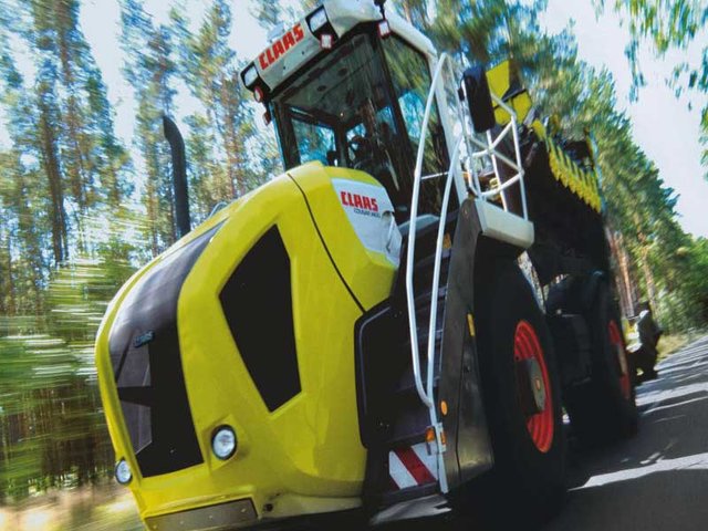 克拉斯AXION900系列拖拉机底盘组装动画