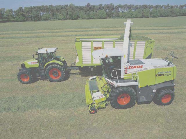 克拉斯青贮机自动跟踪草铺系统