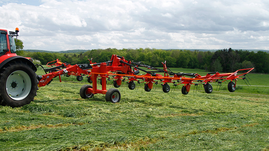 库恩公司GF13012 17012翻晒机调整