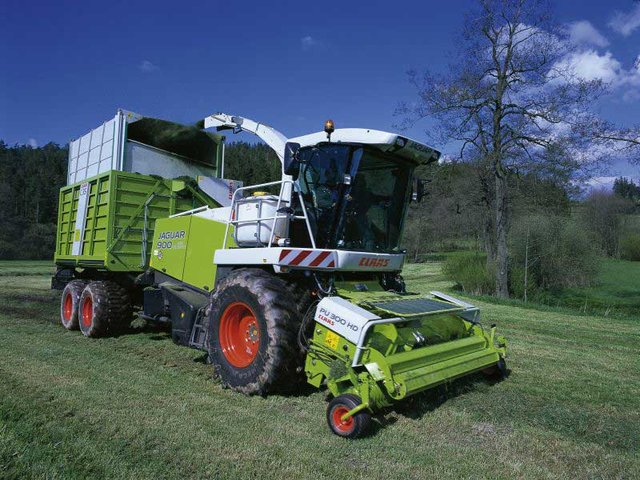 克拉斯JAGUAR系列青贮机切碎机分解动画