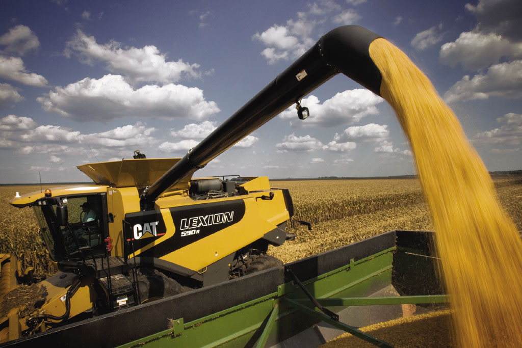 克拉斯LEXION系列收割机秸秆粉碎机演示动画