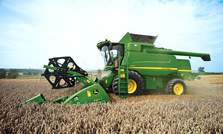 约翰迪尔T系列联合收割机测试报告