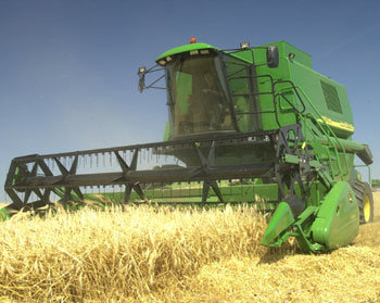 约翰迪尔S660联合收割机操作调整视频