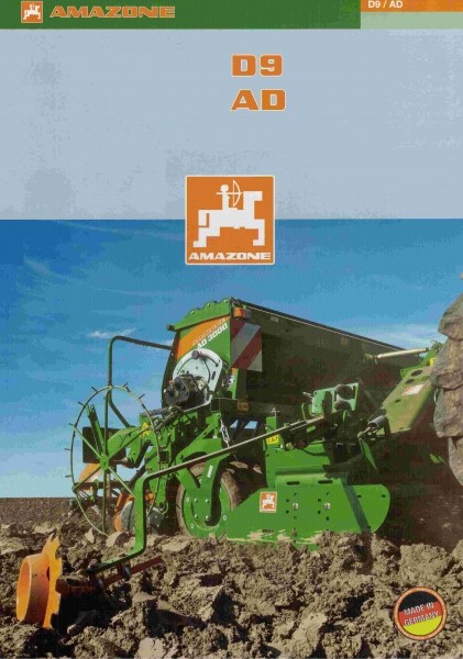 阿玛松D9和AD播种机彩页