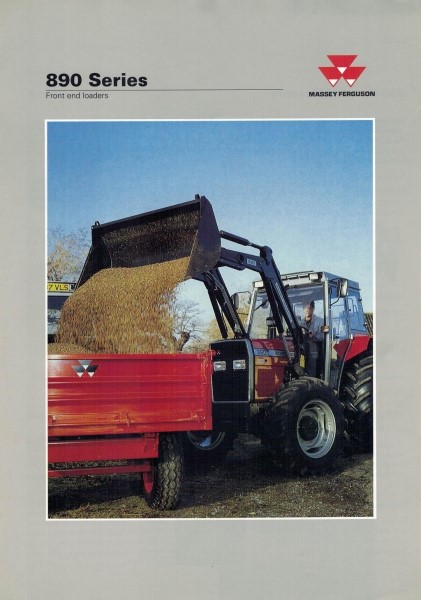 麦赛福格森890系列拖拉机产品宣传彩页