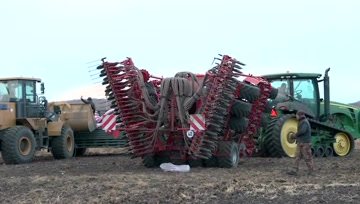 高速气吹式条播机