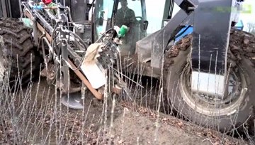 苗木起收打捆机