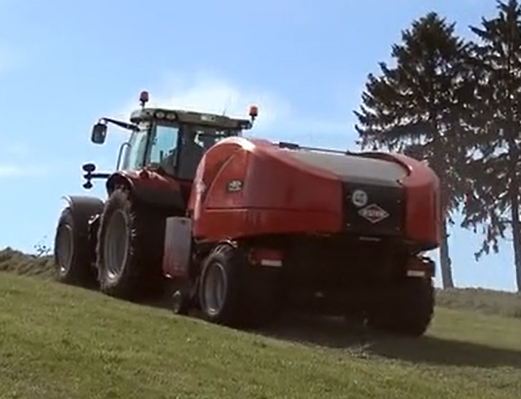 上开盖式牧草打捆包膜一体机