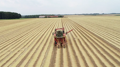 亚麻翻麻脱粒机