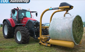 圆捆牧草包膜机