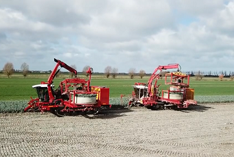 自走韭葱收获机