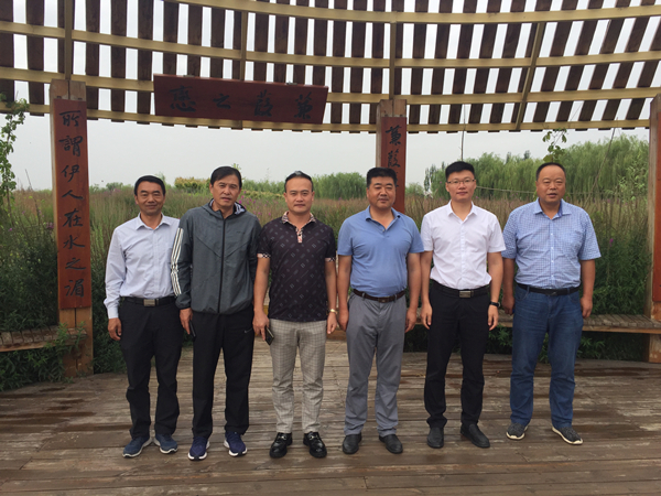 佰艺达领导赴张掖考察