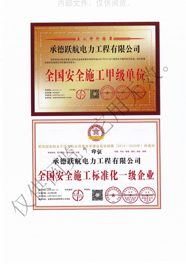 荣誉展示