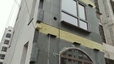 被动房外墙保温施工